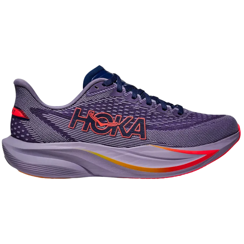Tenis Hoka Running Mach 7 Morado Mujer